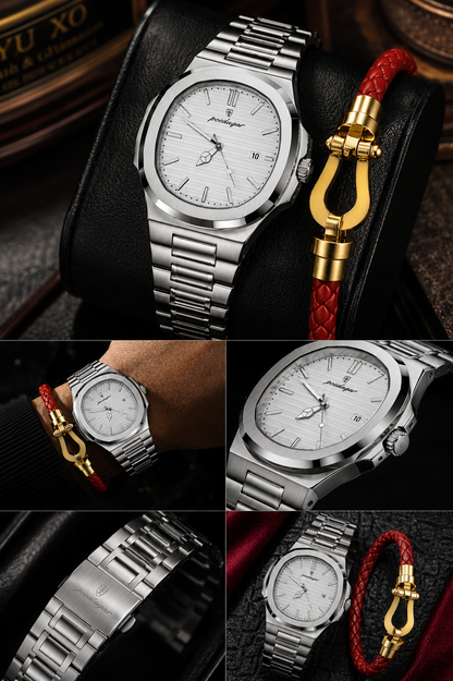 NAUTILUS x Pulsera FRED Force 10 - Red Gold