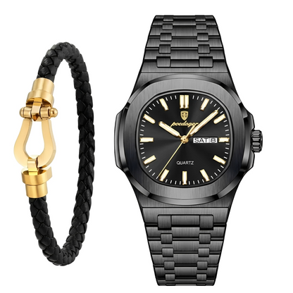 PRESIDENCIAL BLACK x Pulsera FRED Force 10 - Black Gold