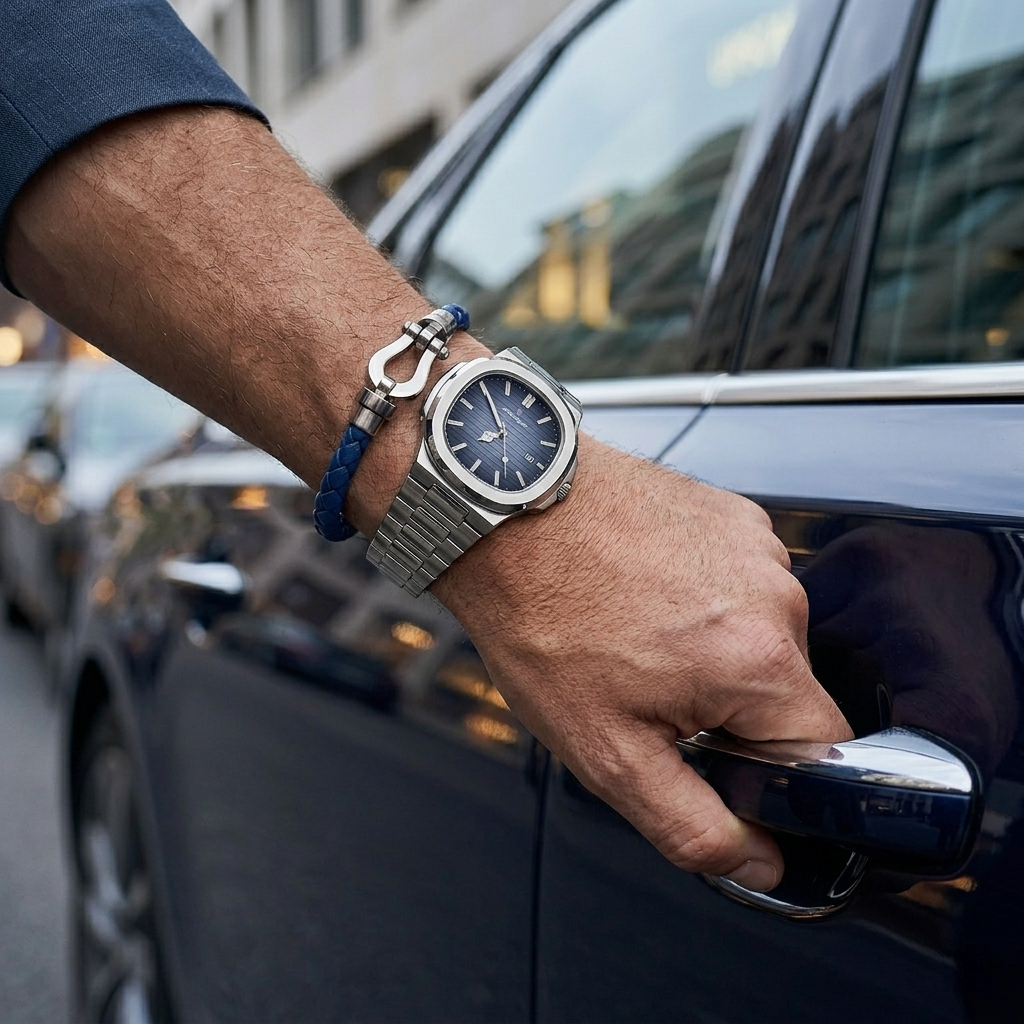 NAUTILUS x Pulsera FRED Force 10 - Blue Gold
