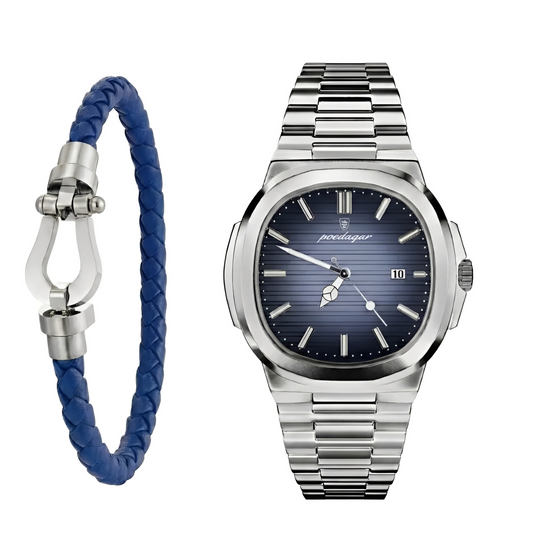 NAUTILUS x Pulsera FRED Force 10 - Blue Gold